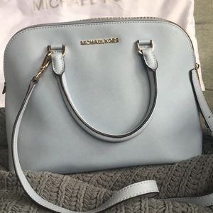 Michael Kors Light blue dome satchel